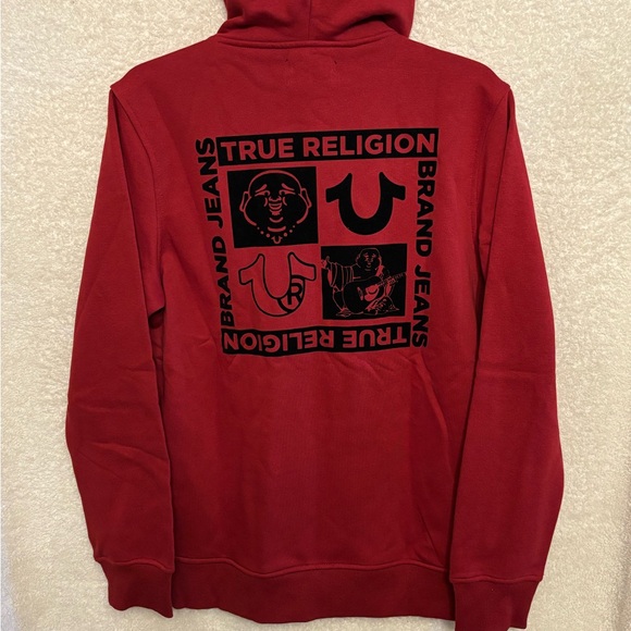 True Religion Graphic Red Sweatshirt - Picture 2 of 3